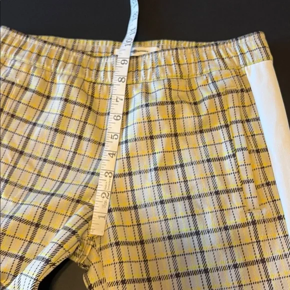 Tory Burch Tory Sport plaid Golf pants, yellow, size 4. NWOT - Picture 5 of 16